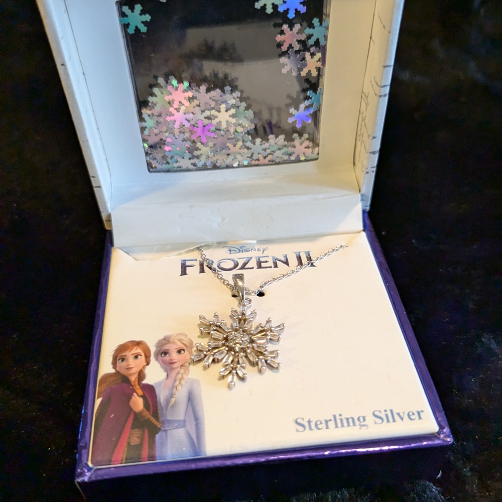 Disney Frozen II Sterling Silver Snowflake Necklace